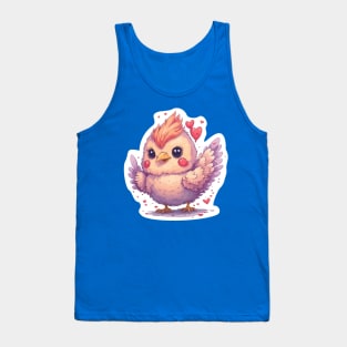 Minimal Cute Baby Chicken Tank Top